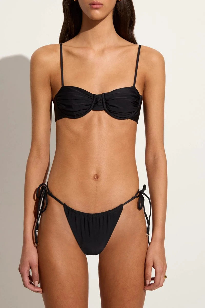 Pacific Bikini Bottoms Black - Final Sale