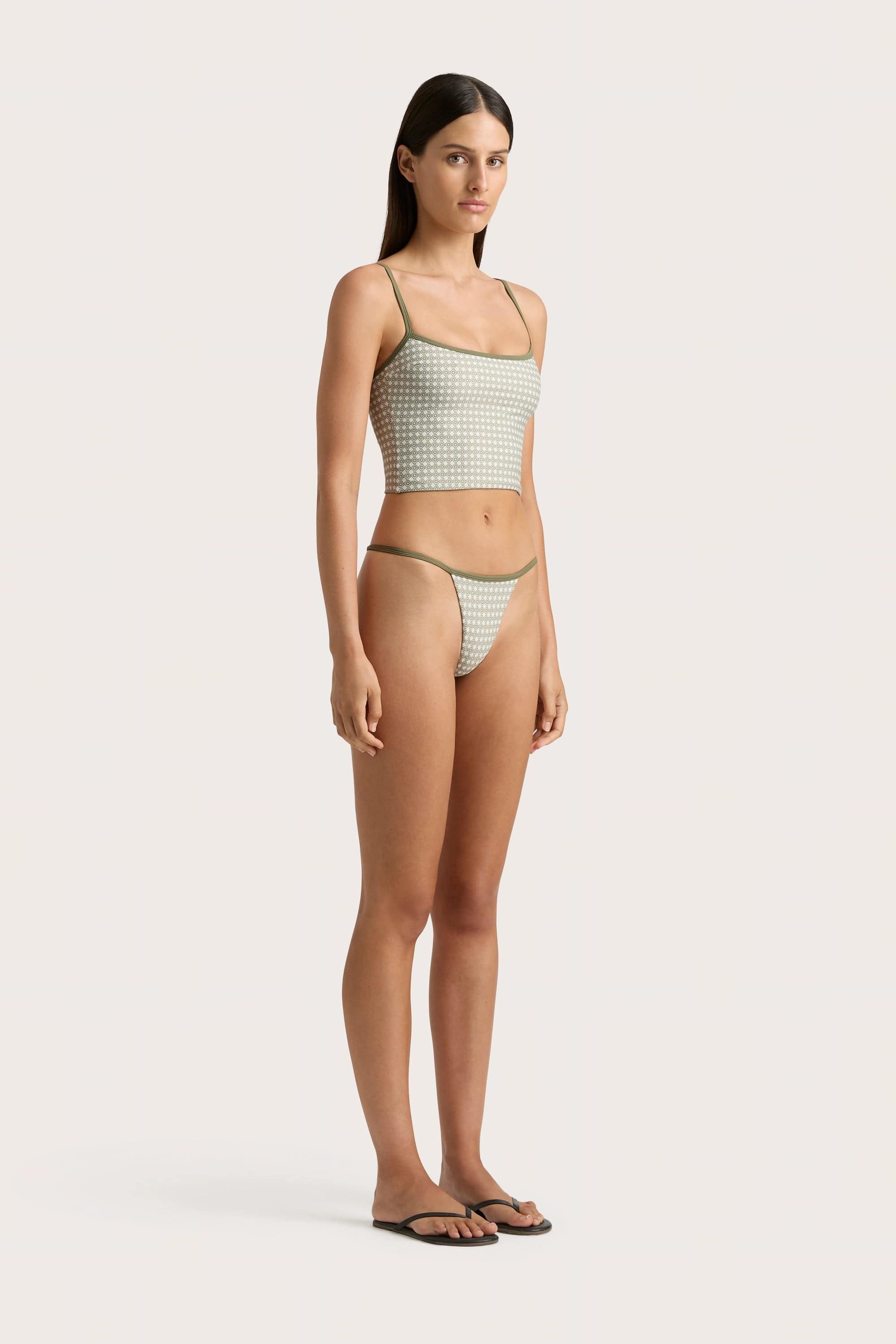 Manon Top Oliander Khaki - Final Sale