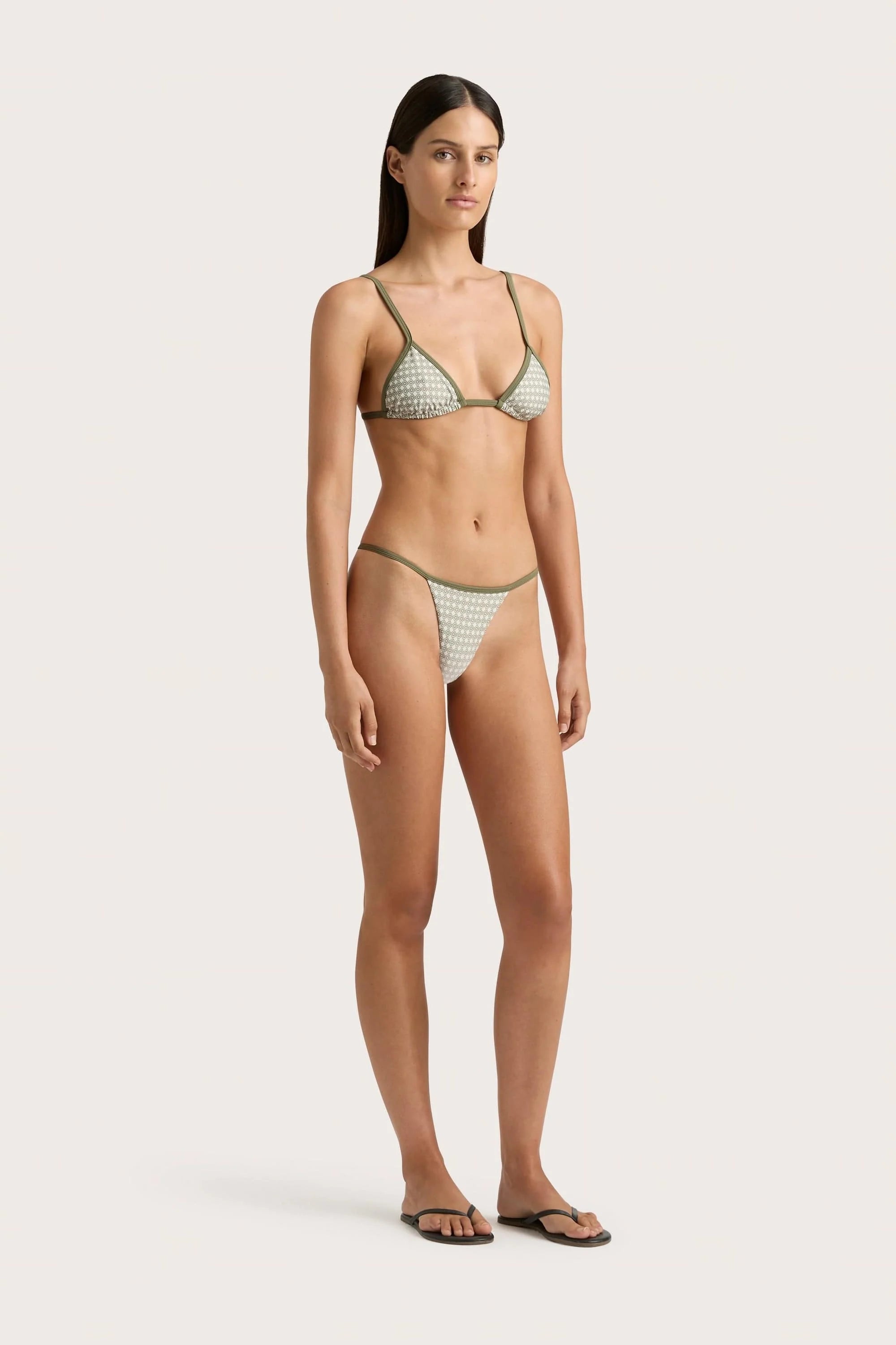 Manon Bikini Top Oliander Khaki - Final Sale