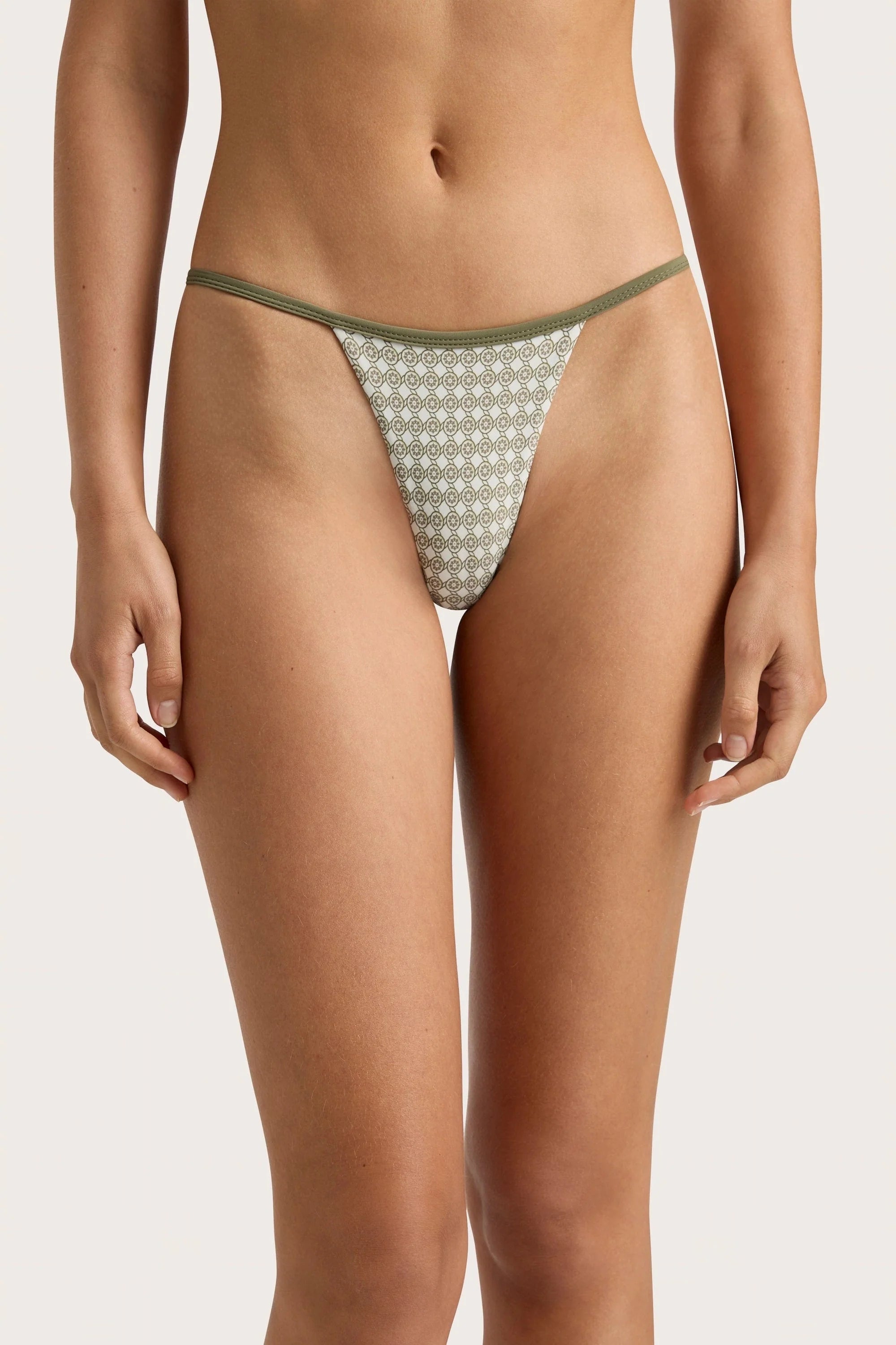 Manon Bikini Bottom Oliander Khaki - Final Sale