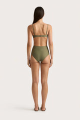 Reyes Bikini Bottom Khaki - Final Sale