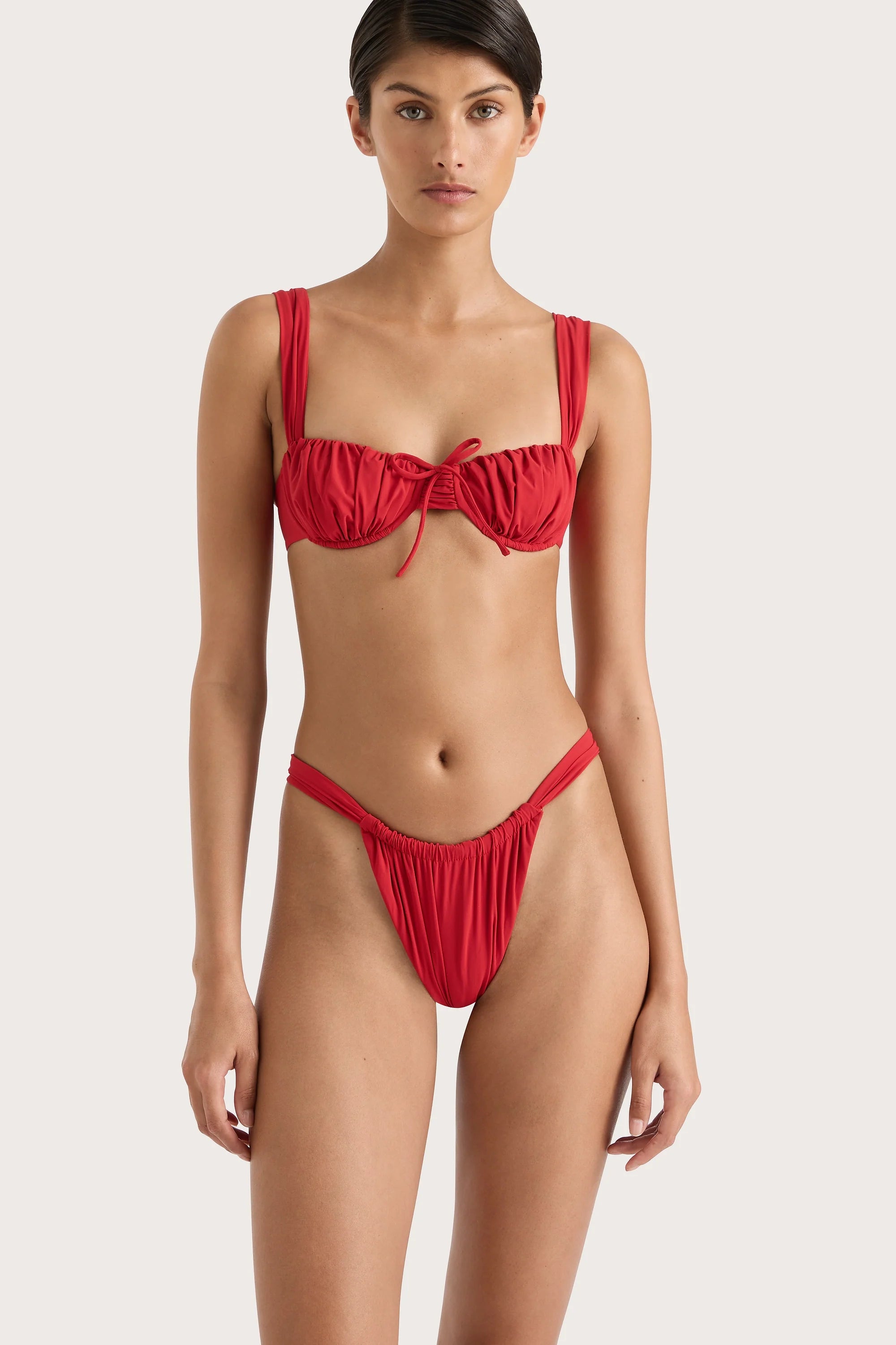Dinard Bikini Top Red - Final Sale