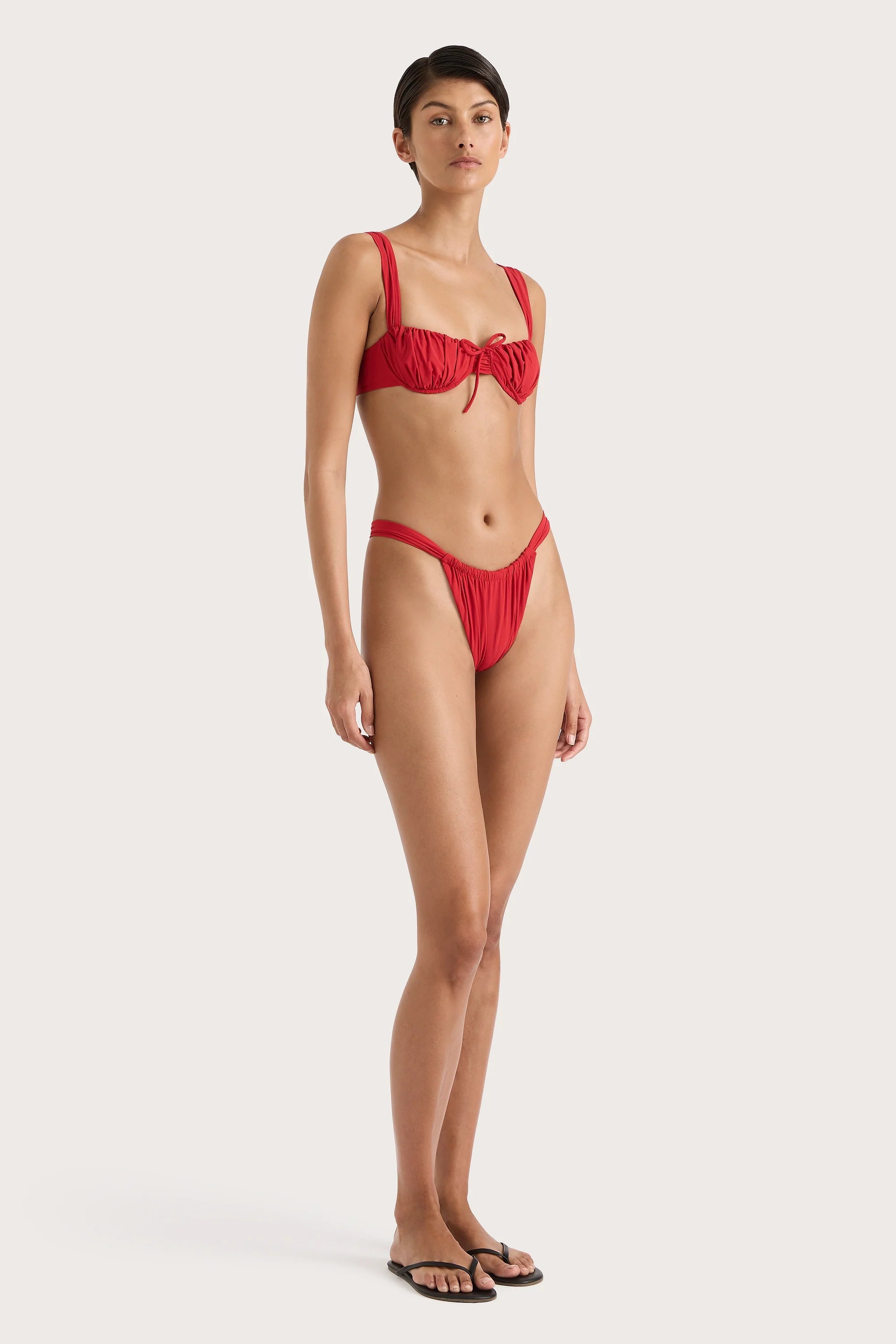 Dinard Bikini Top Red - Final Sale