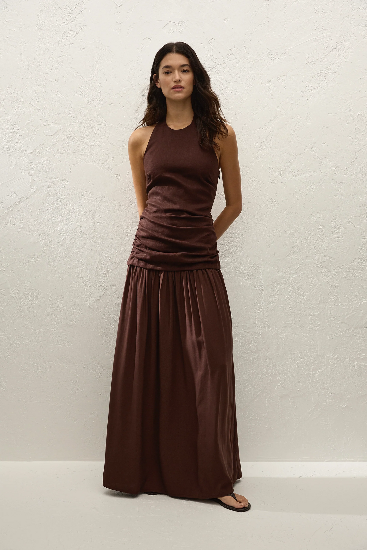 Tali Maxi Dress Carob - Final Sale