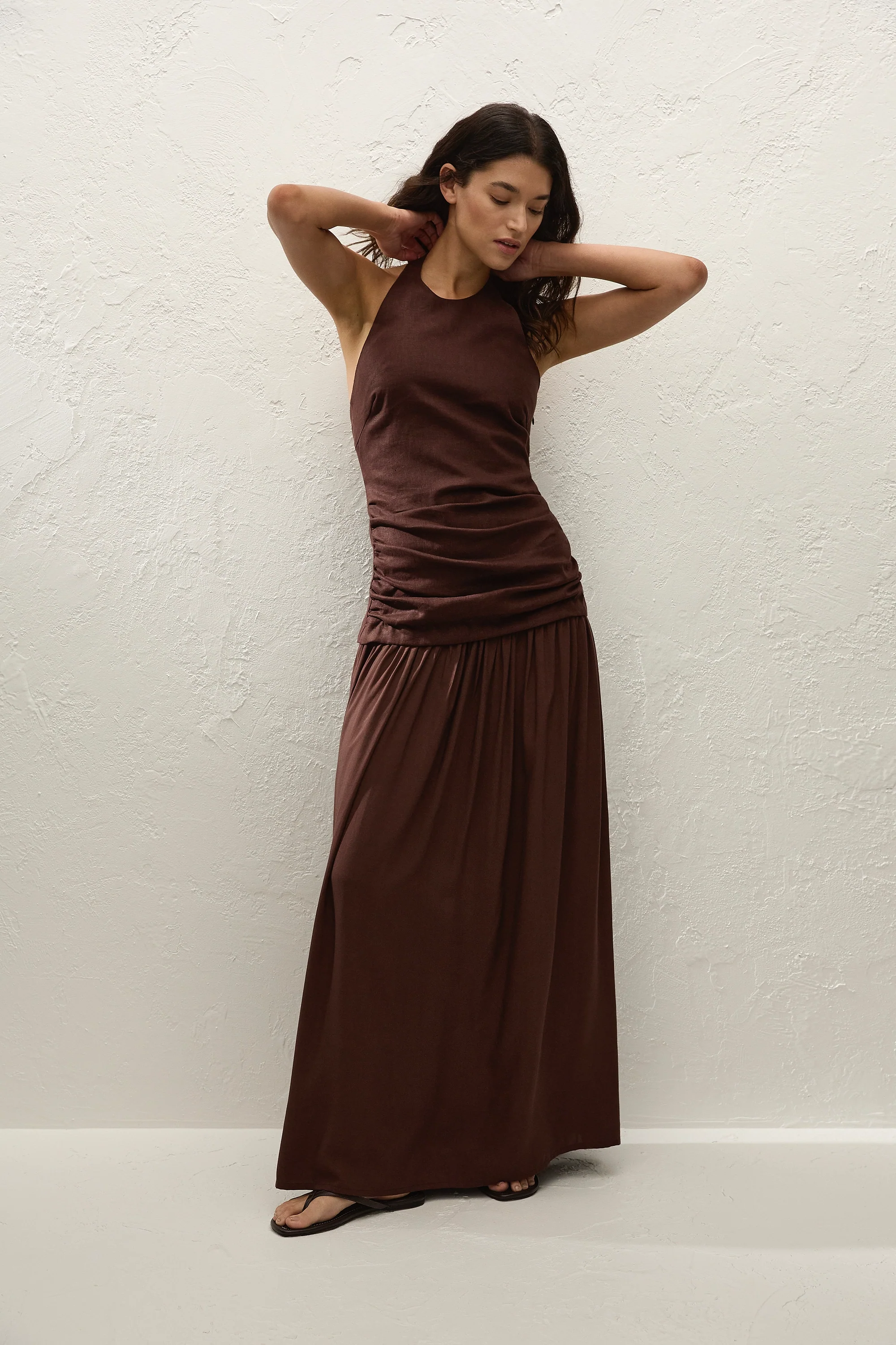 Tali Maxi Dress Carob - Final Sale