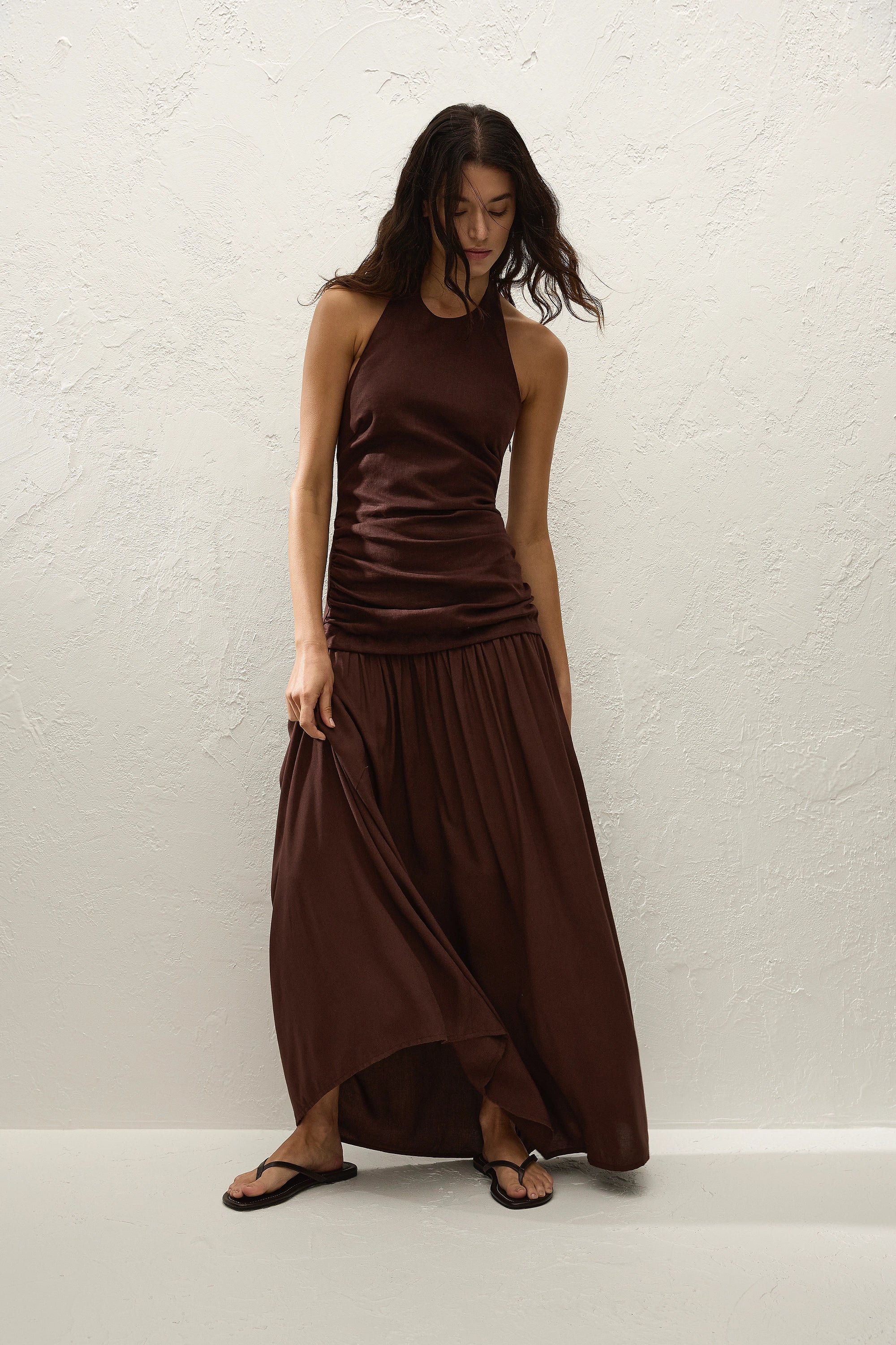 Tali Maxi Dress Carob - Final Sale