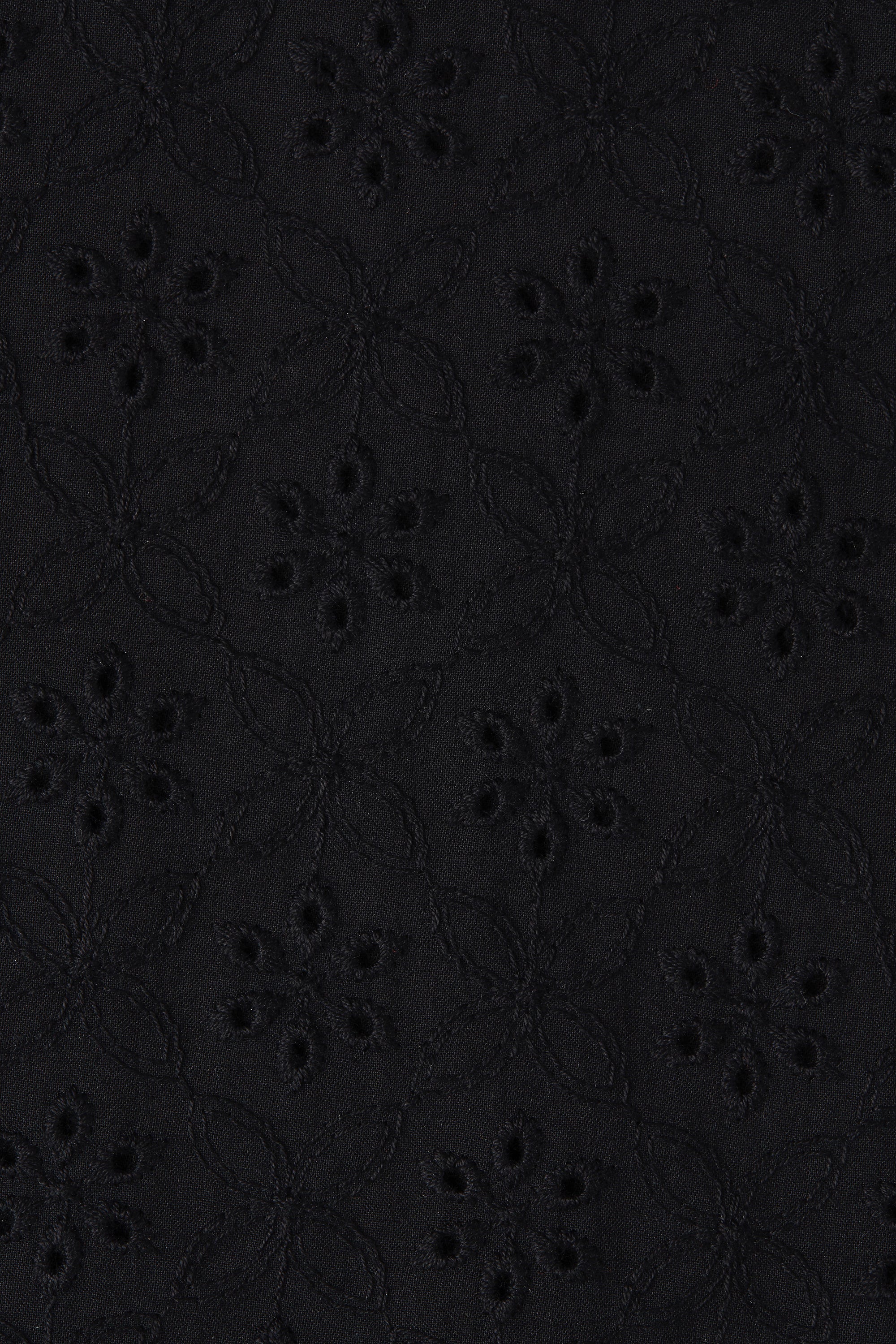 Lia Maxi Dress Valentina Broderie Black - Final Sale