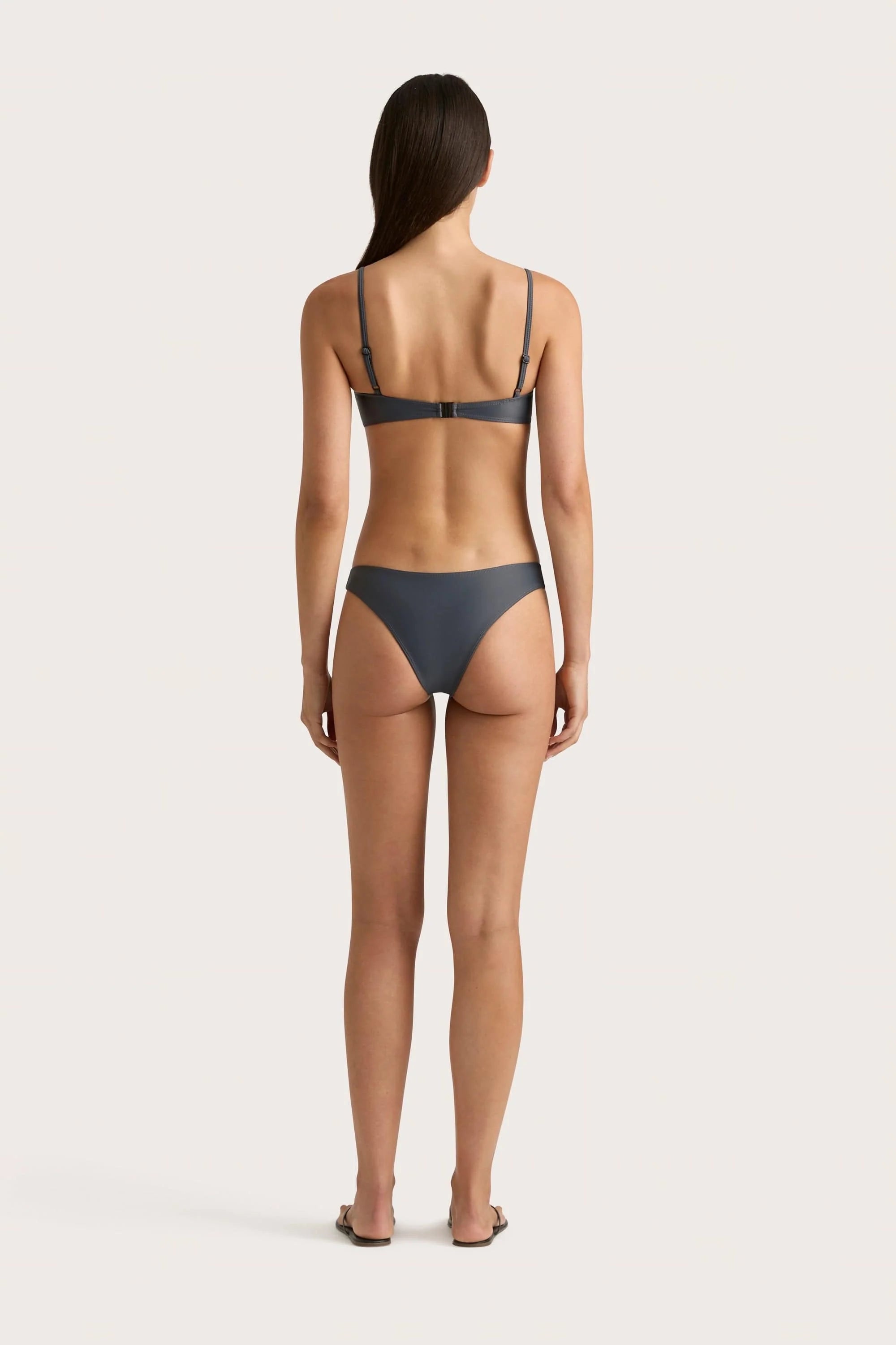 Bebe Bikini Bottom Charred Navy - Final Sale