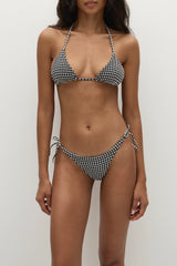 Yeva Bikini Bottom Seersucker Gingham - Final Sale