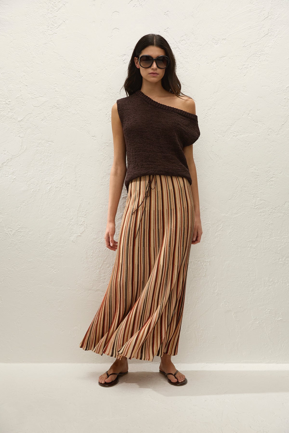 Iden Maxi Skirt Murano Stripe - Final Sale