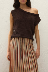 Micah Top Carob - Final Sale
