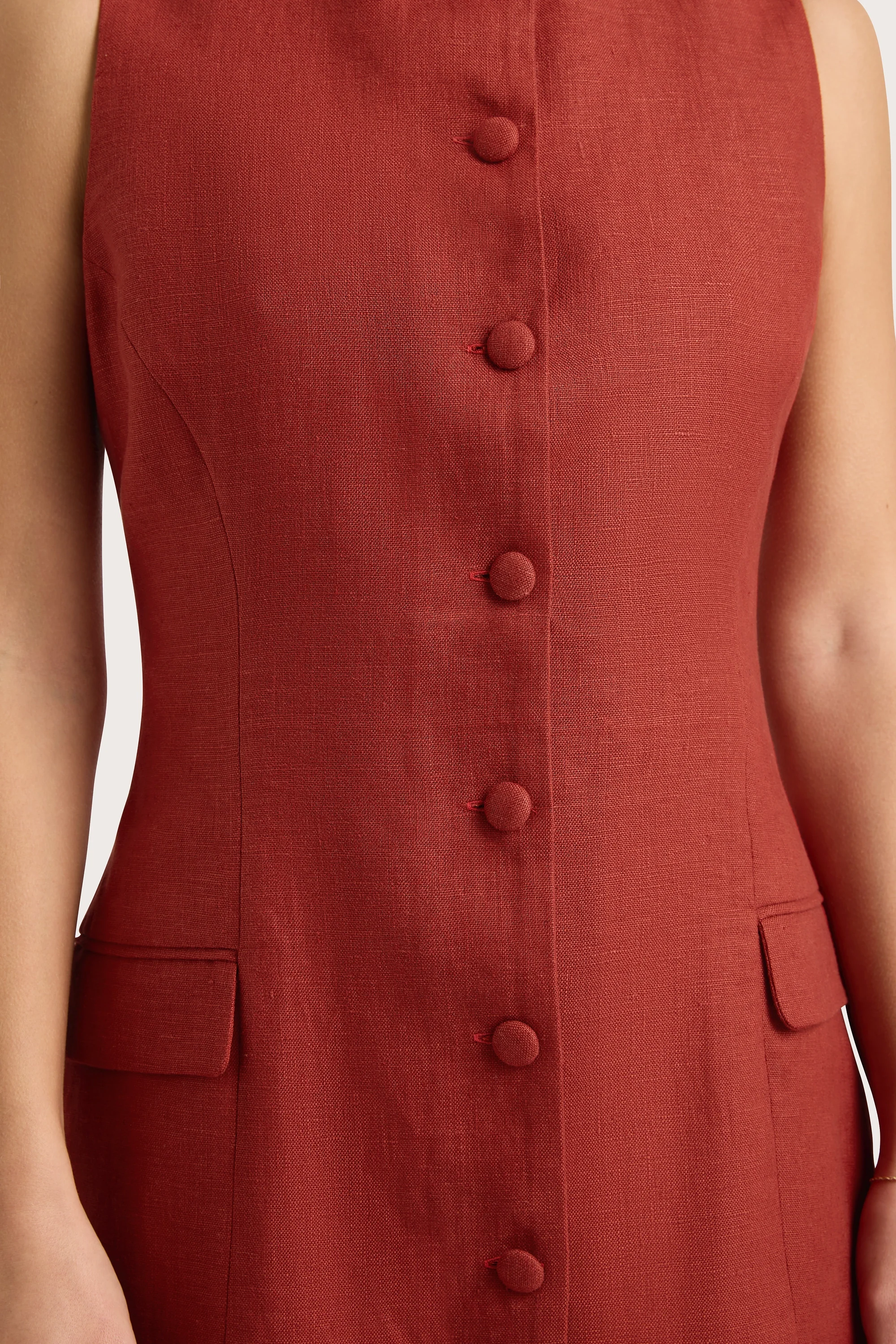 Jane Mini Dress Garnet - Final Sale
