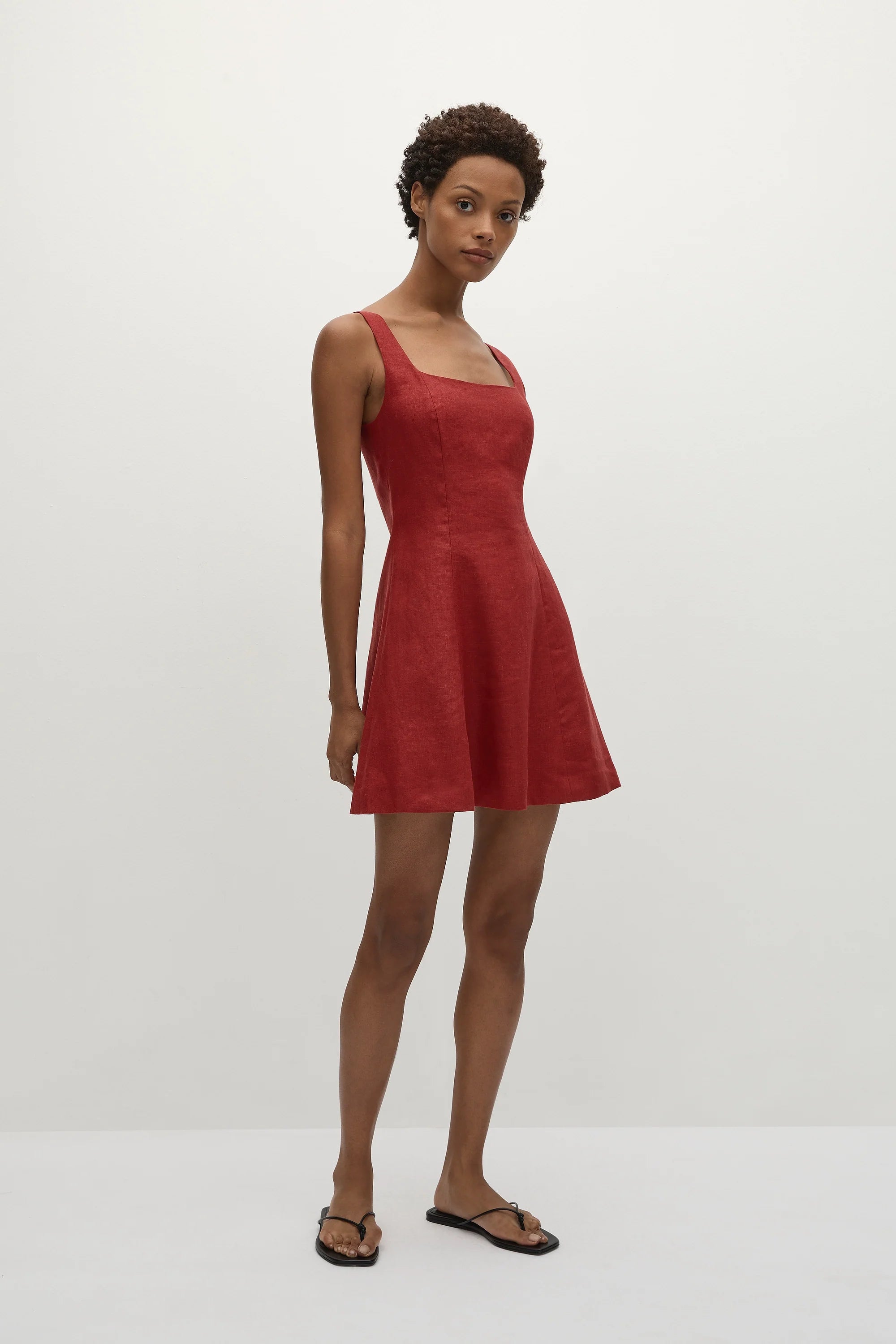 Felice Mini Dress Deep Red - Final Sale