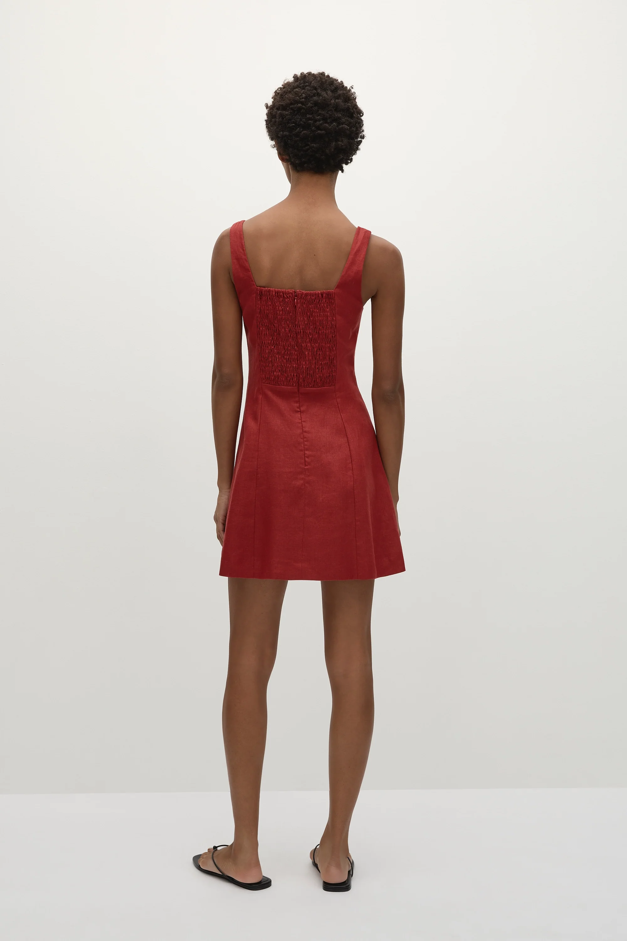 Felice Mini Dress Deep Red - Final Sale