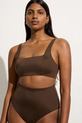 Zizi Bikini Top Coffee - Final Sale