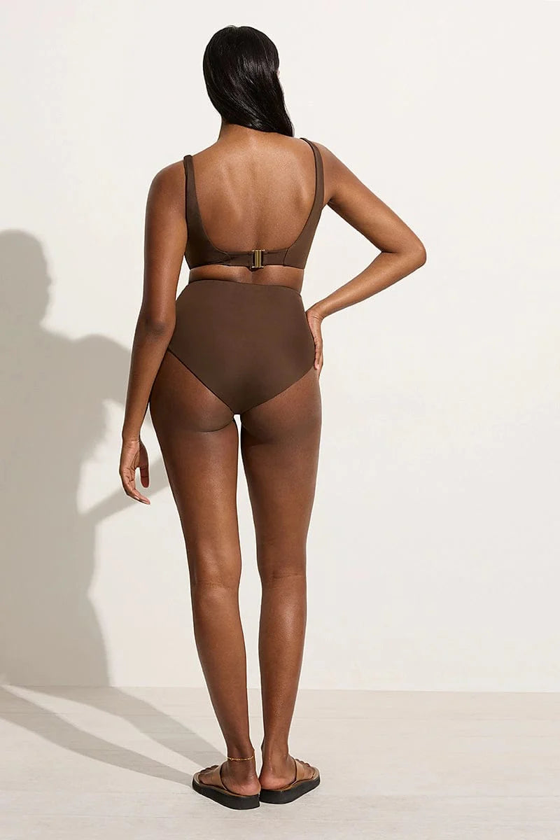 Zizi Bikini Top Coffee - Final Sale