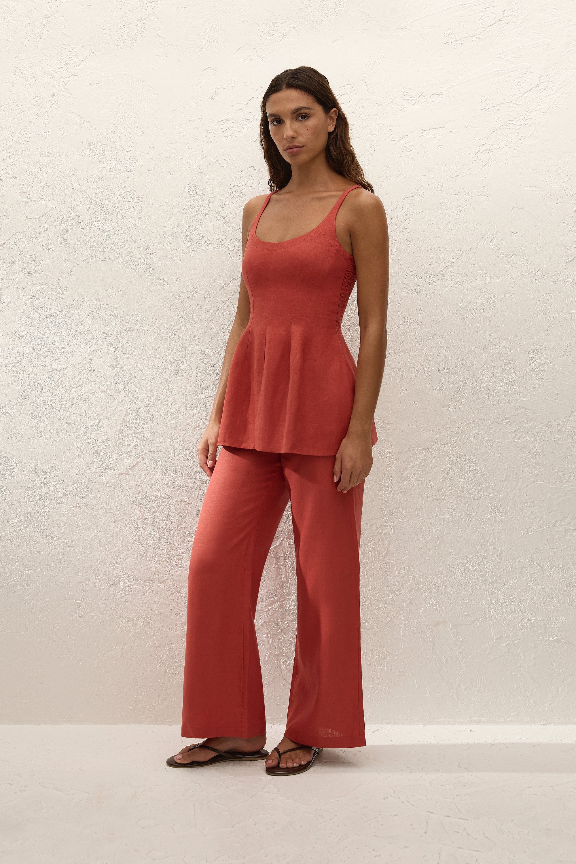 Syna Pant Dusty Tomato - Final Sale