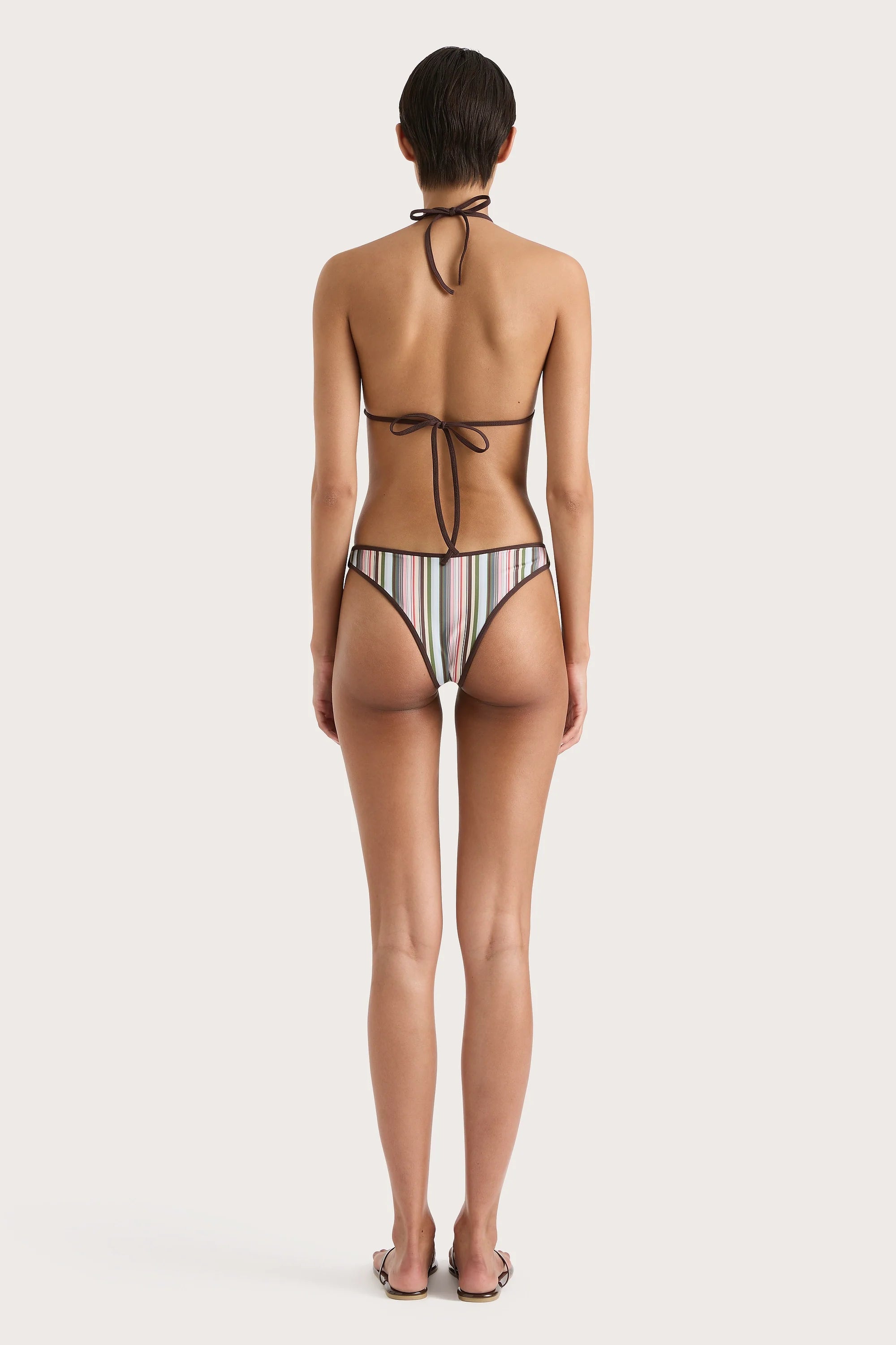 Ania Bikini Top Meleu Stripe Multi - Final Sale