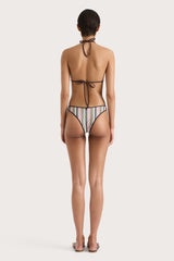 Ania Bikini Bottom Meleu Stripe Multi - Final Sale
