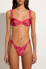 Andez Bikini Bottoms El Limon Floral Pink - Final Sale