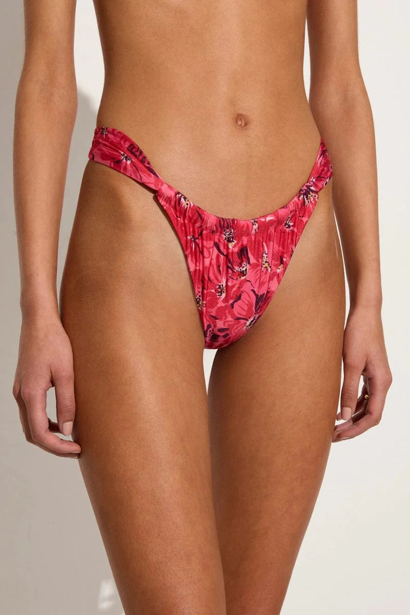 Andez Bikini Bottoms El Limon Floral Pink - Final Sale