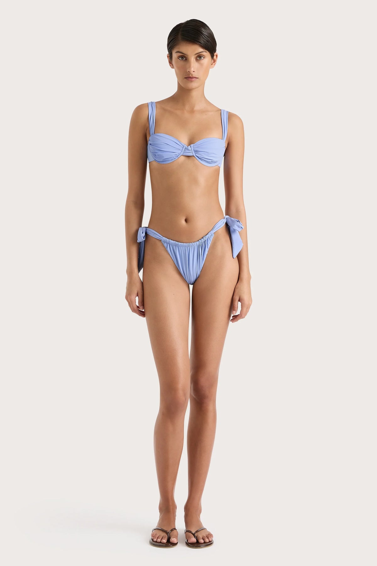 Sol Bikini Top Blue - Final Sale
