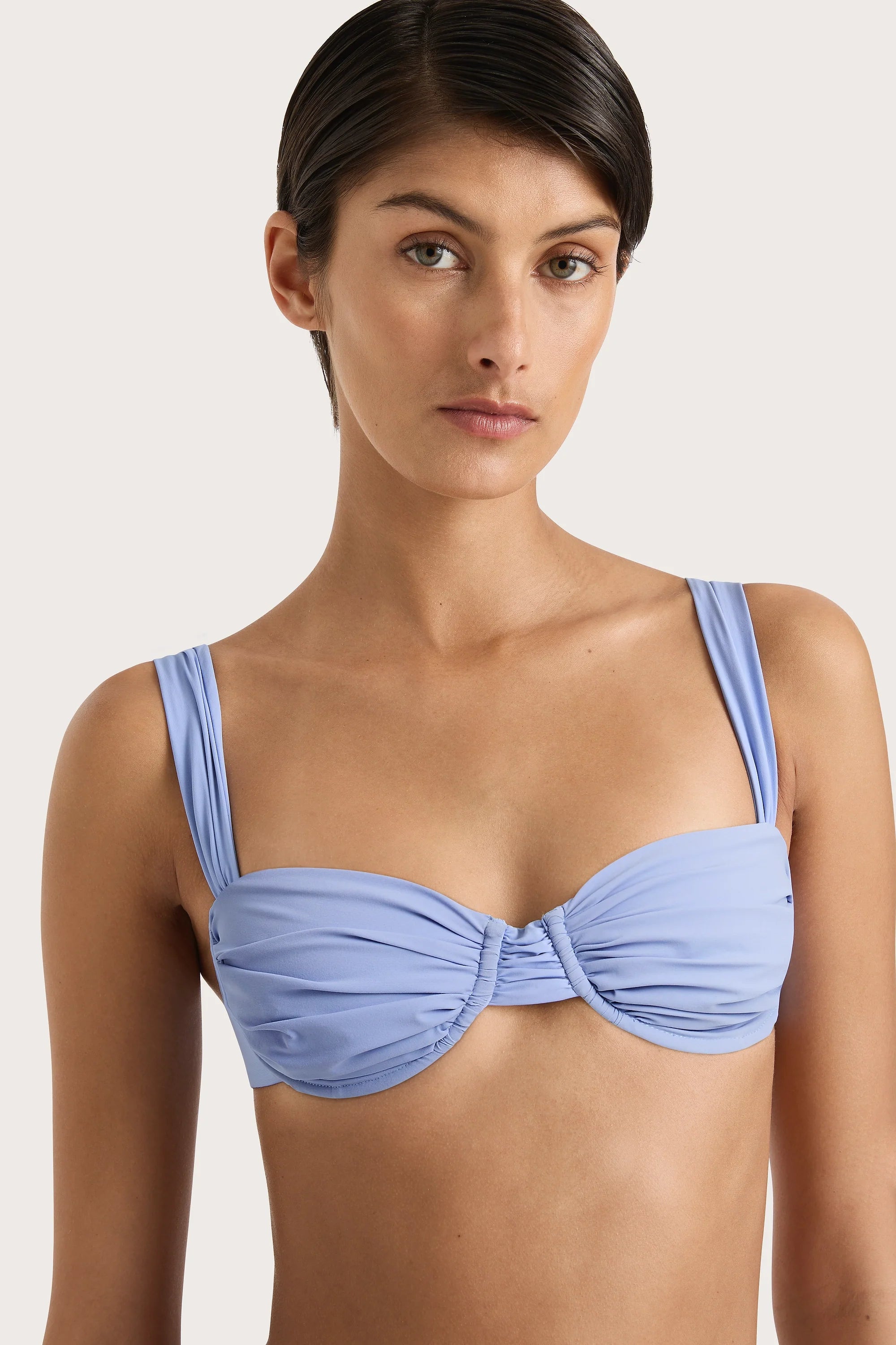 Sol Bikini Top Blue - Final Sale
