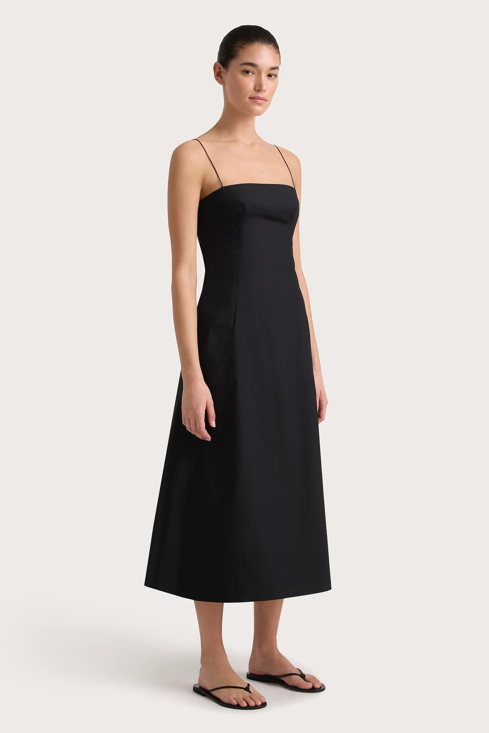 Ostano Midi Dress Black - Final Sale
