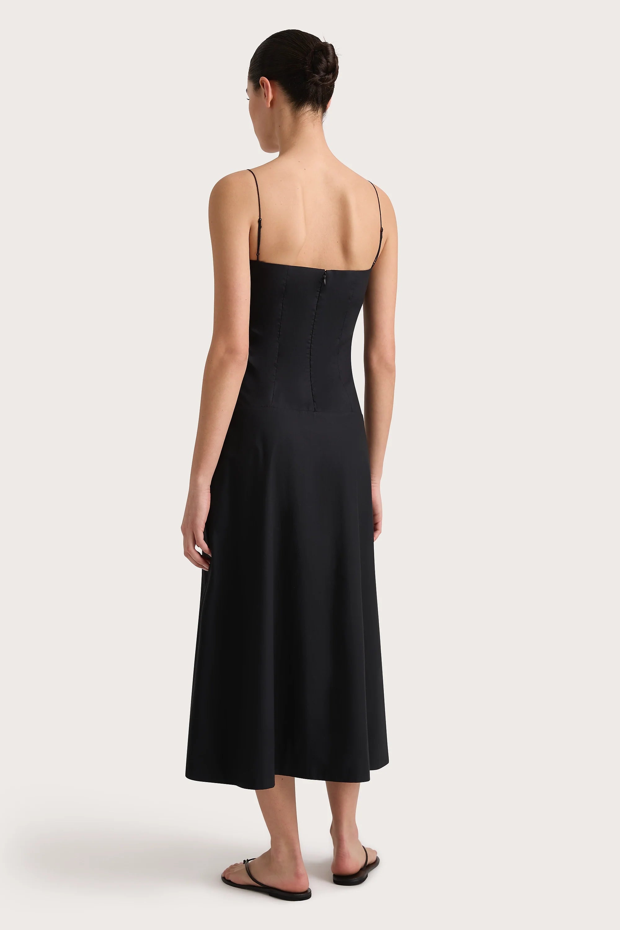 Ostano Midi Dress Black - Final Sale