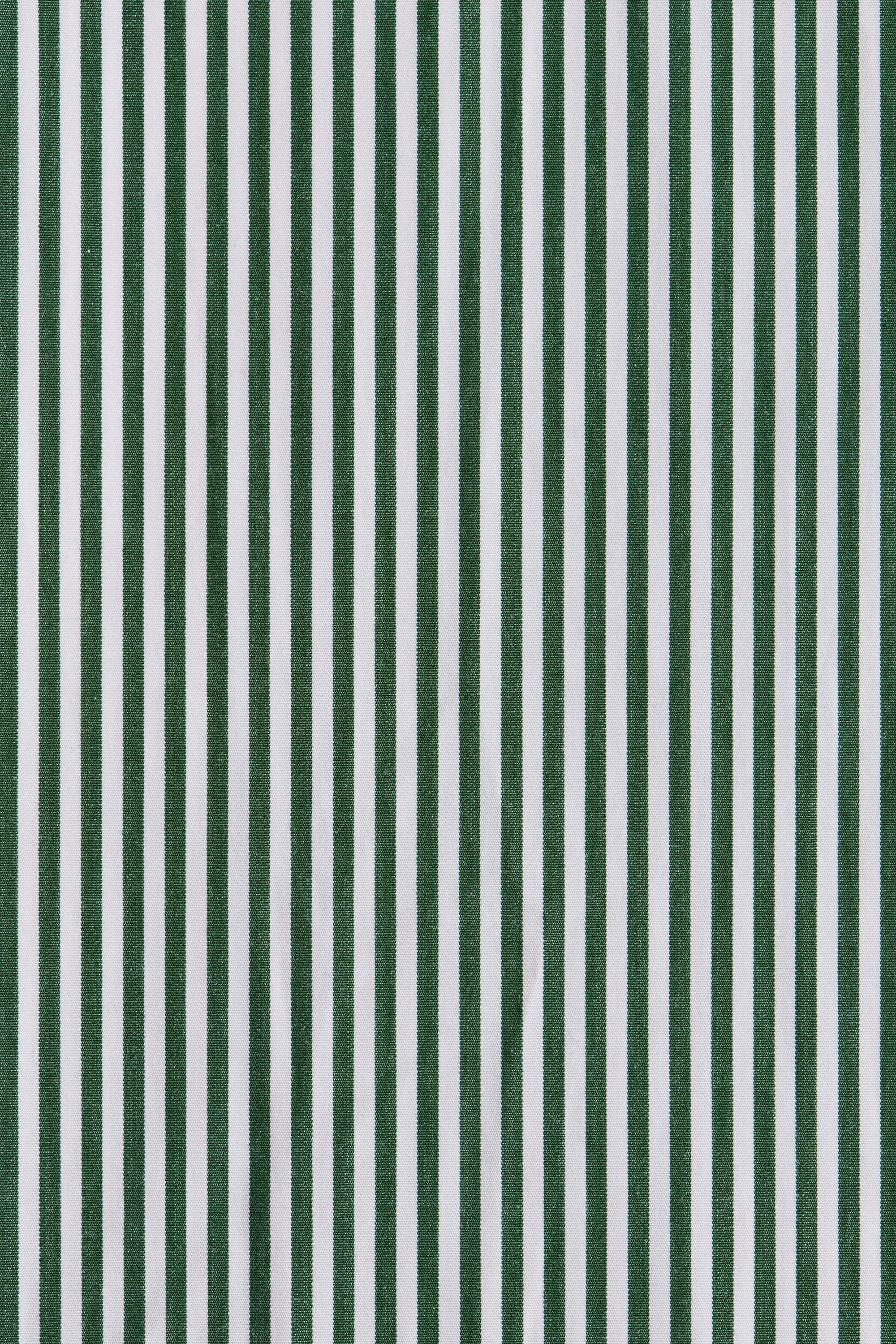 Marianne Midi Dress Green Stripe - Final Sale