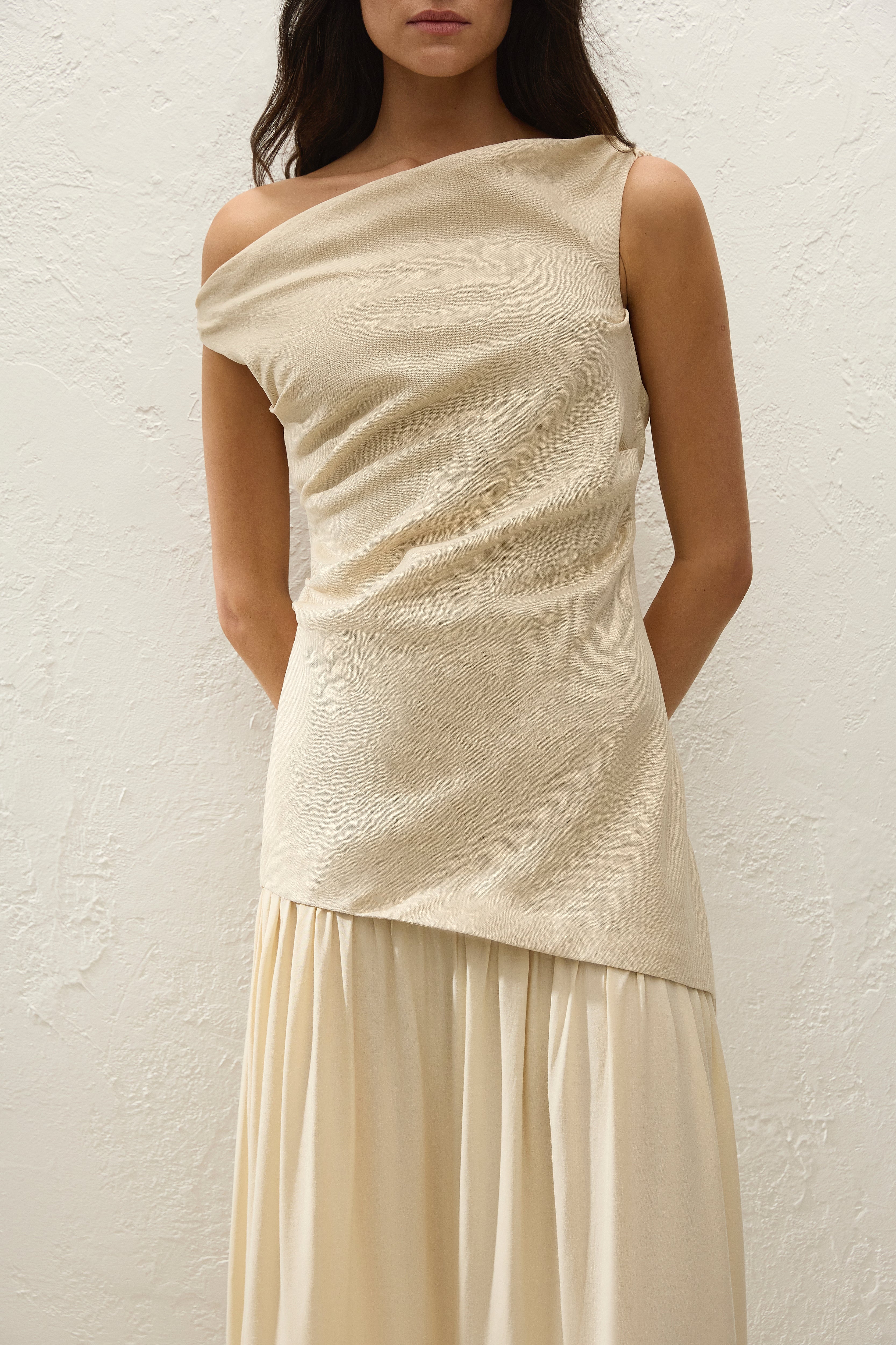 Roma Maxi Dress Panna - Final Sale