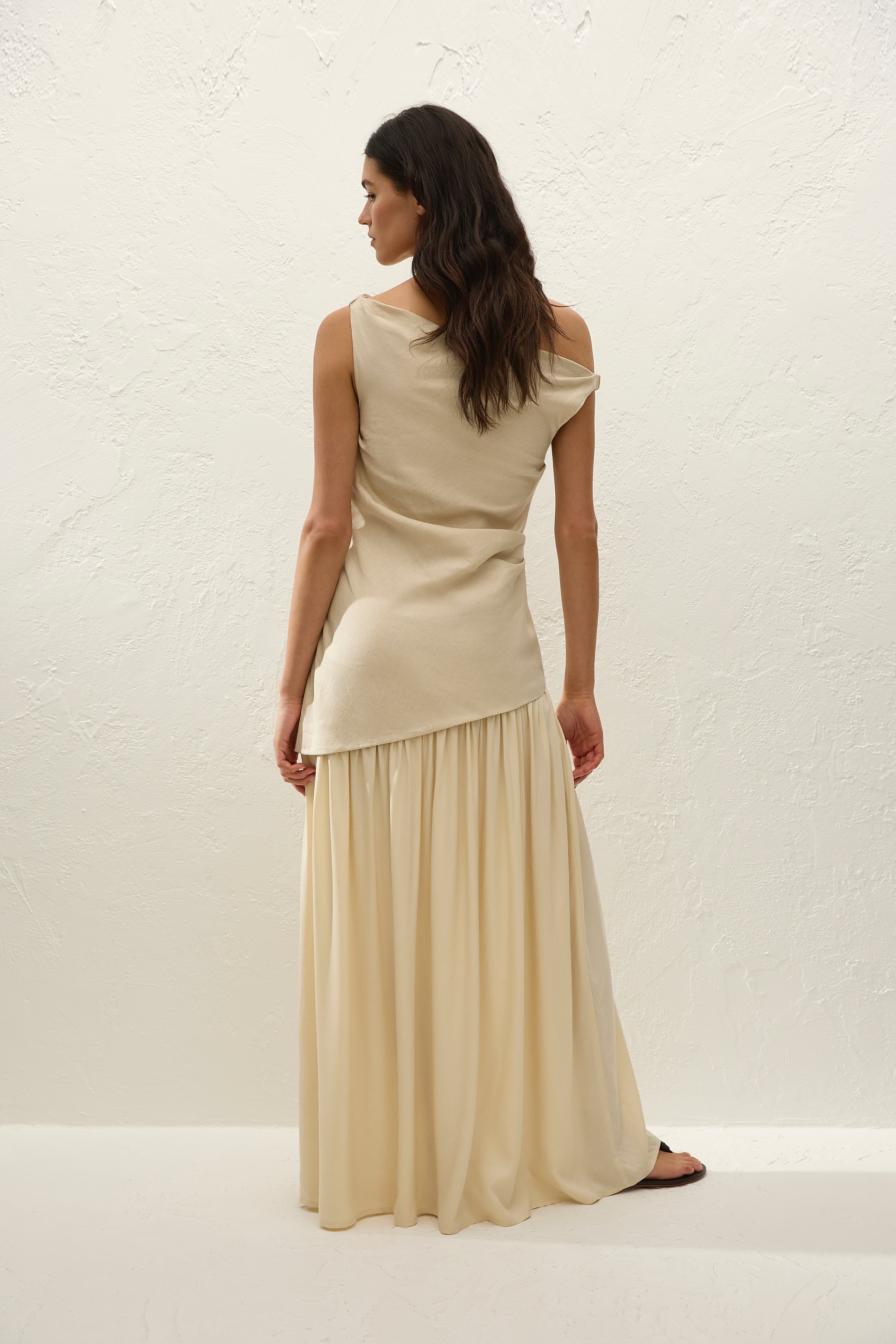 Roma Maxi Dress Panna - Final Sale