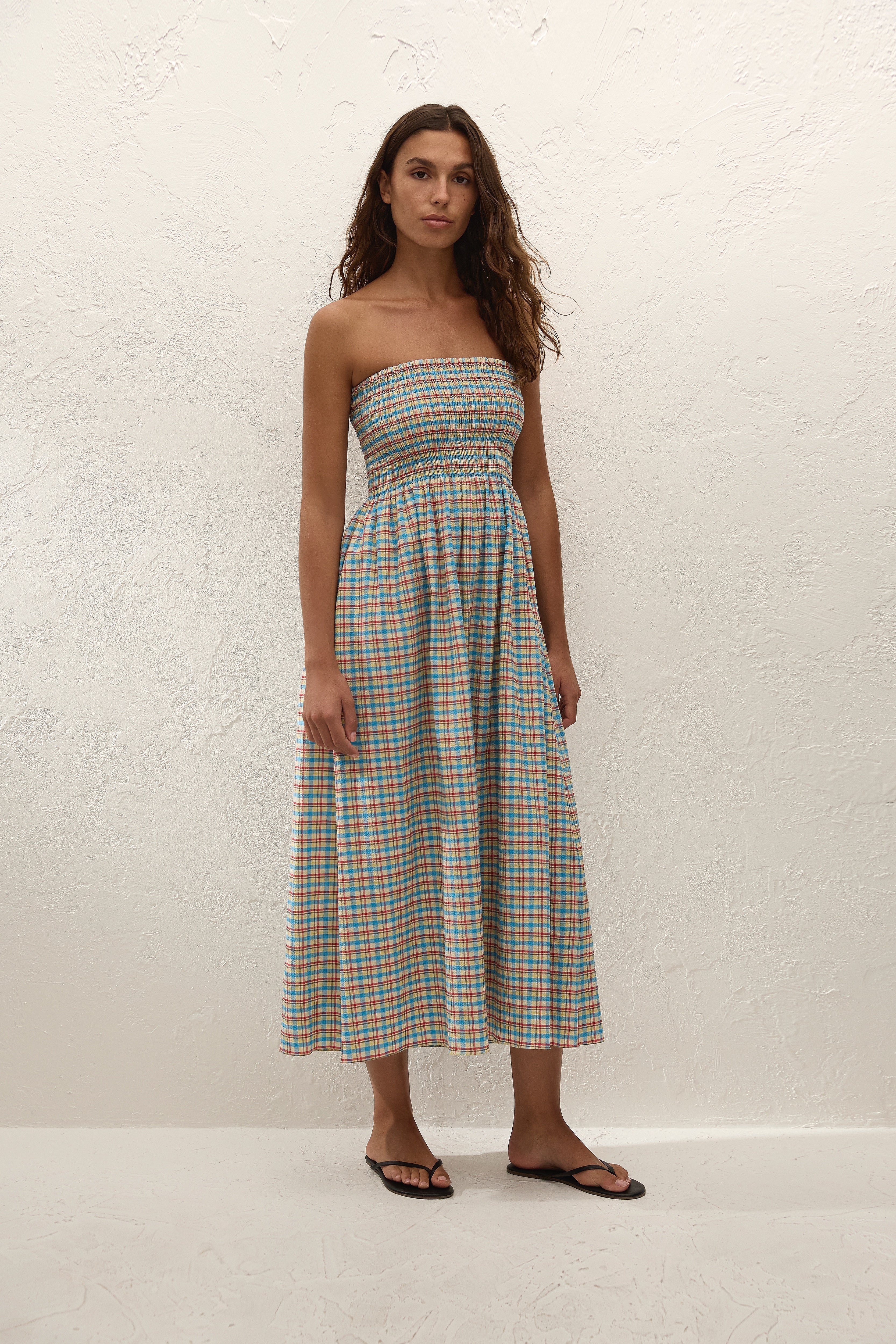 Jamie Midi Dress Sofia Check