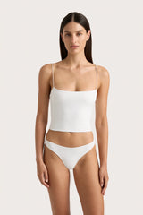 Jean Swim Top White - Final Sale