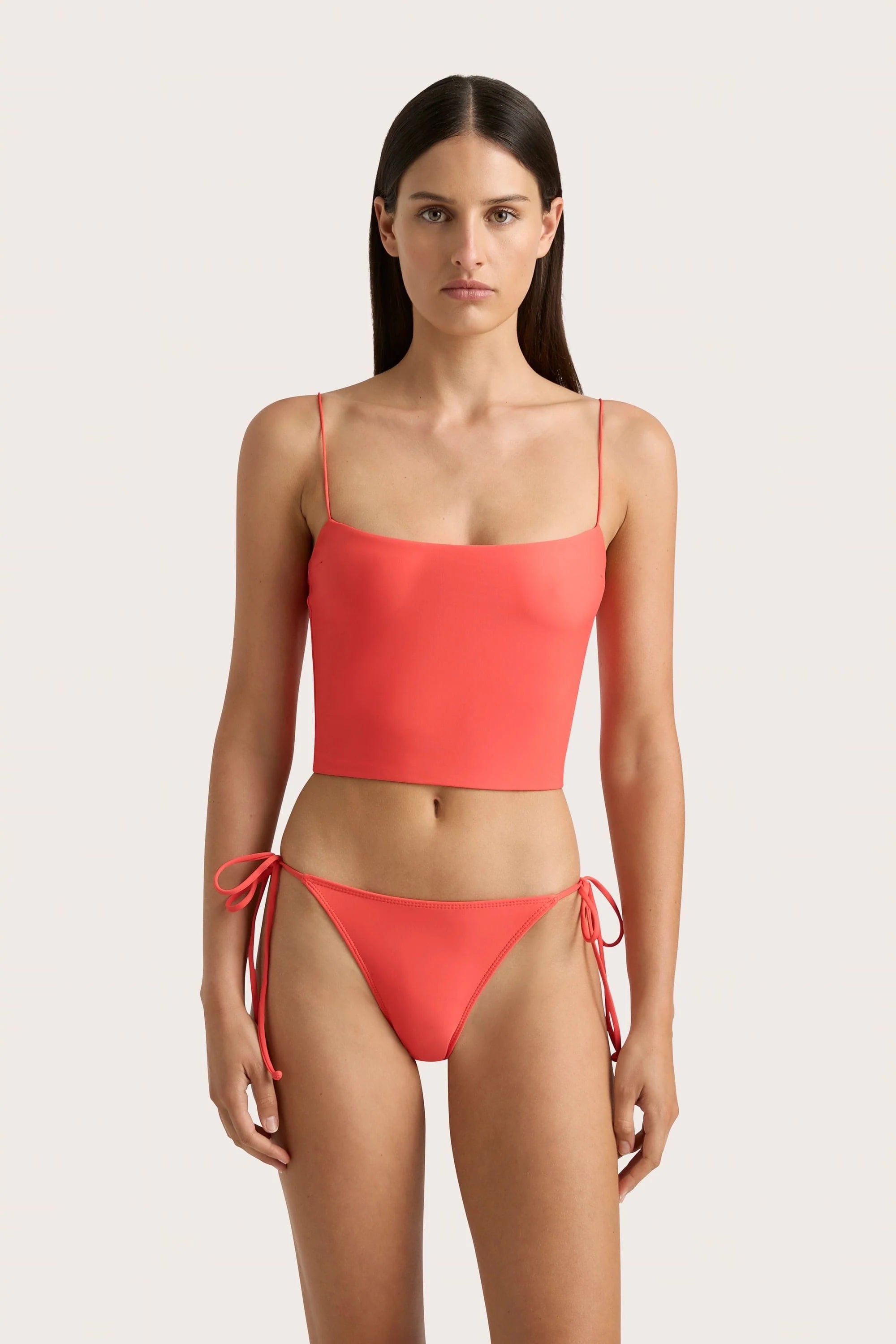 Jean Swim Top Vermillion - Final Sale