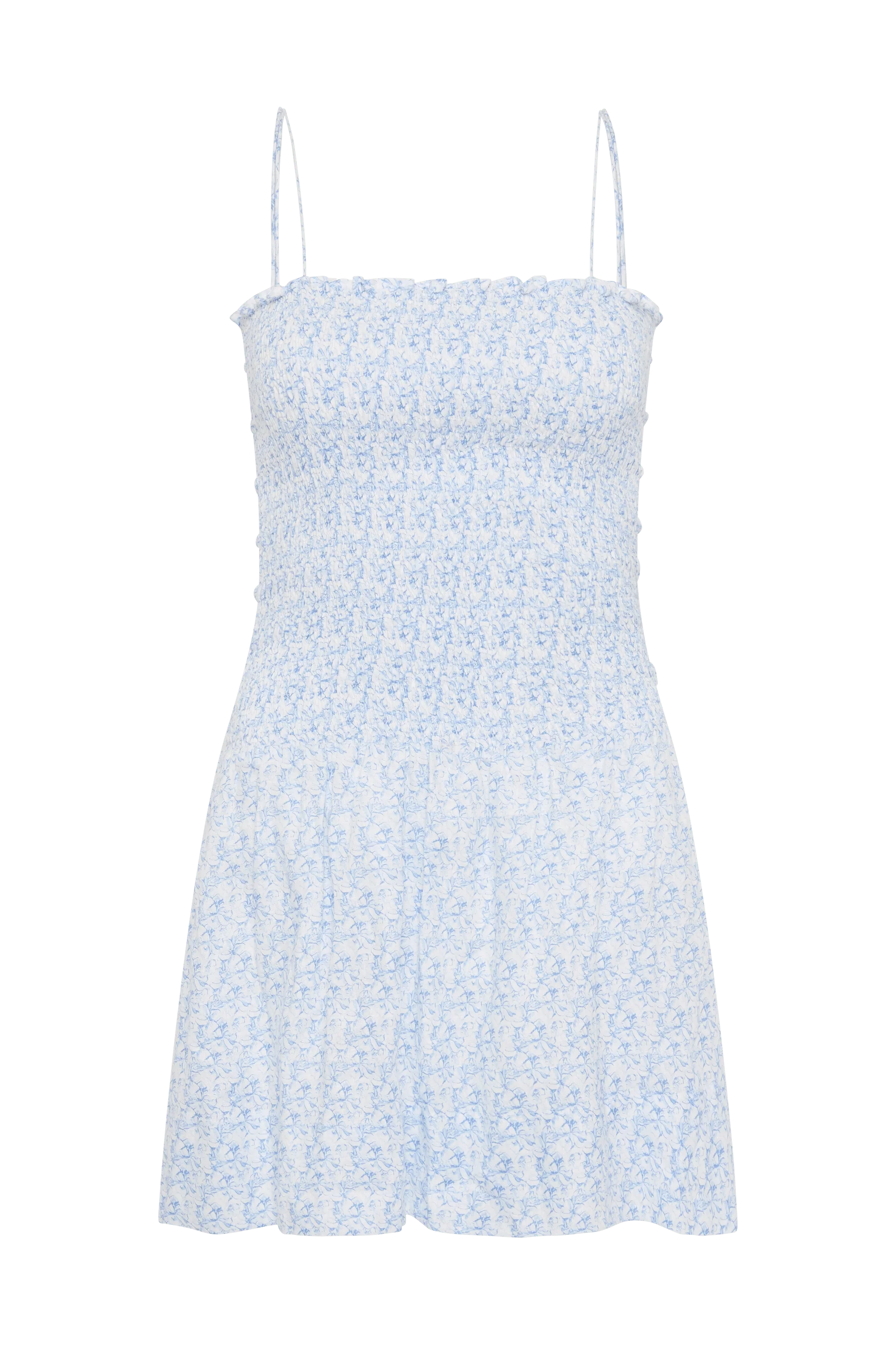 Geriba Mini Dress Leilani Mid Blue - Final Sale
