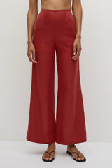 Syna Pant Deep Red - Final Sale