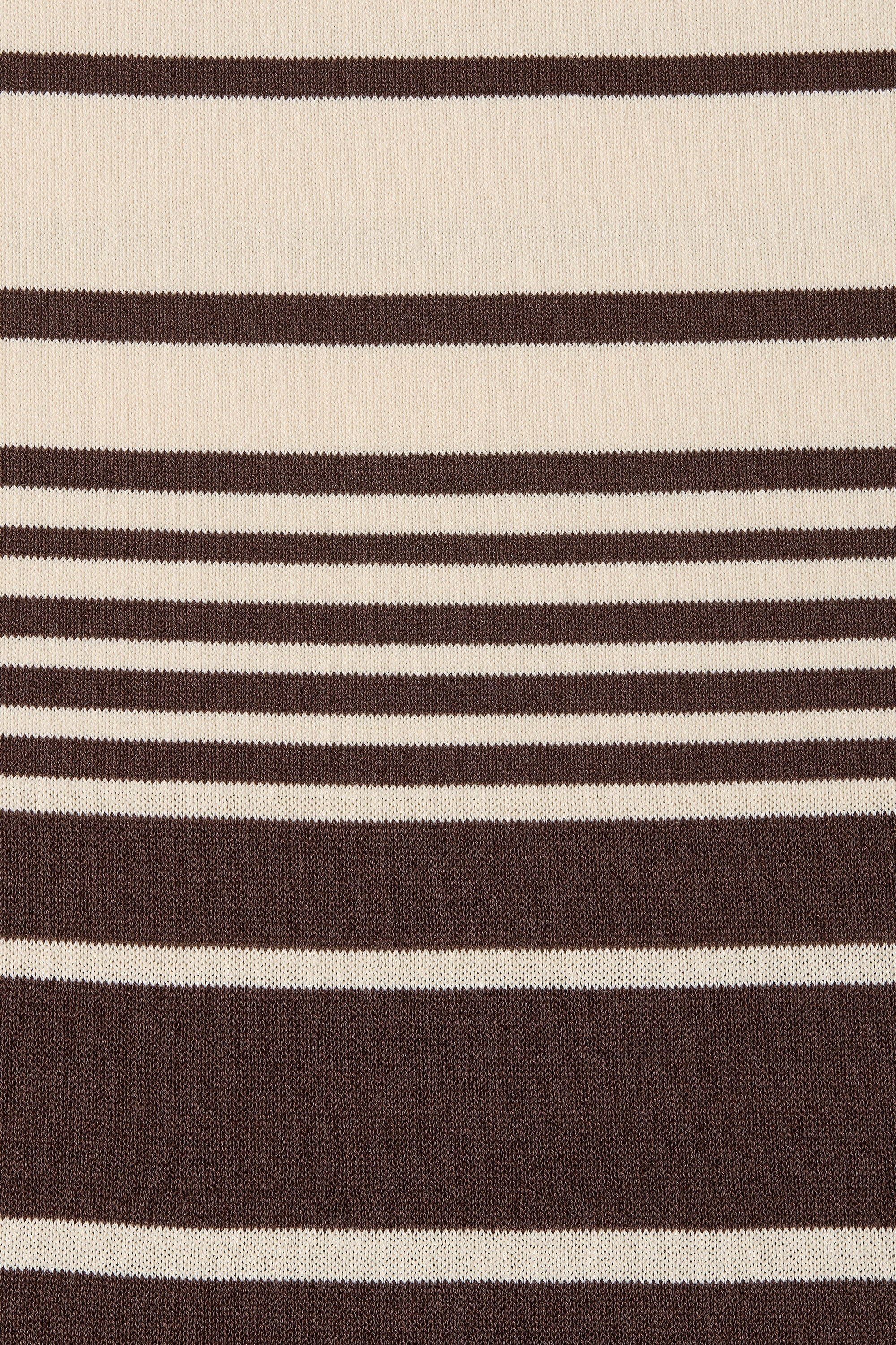 Casia Maxi Skirt Accordion Stripe Brown Beige - Final Sale