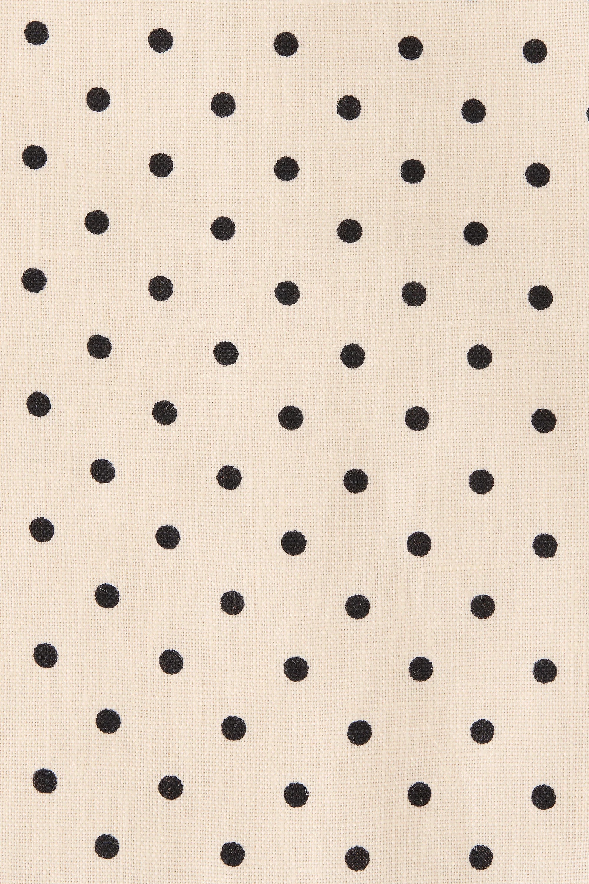 Iria Capri Pant Lola Polka Dot Cream Black