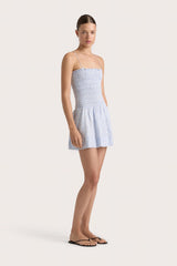 Geriba Mini Dress Leilani Mid Blue - Final Sale