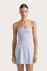 Geriba Mini Dress Leilani Mid Blue - Final Sale