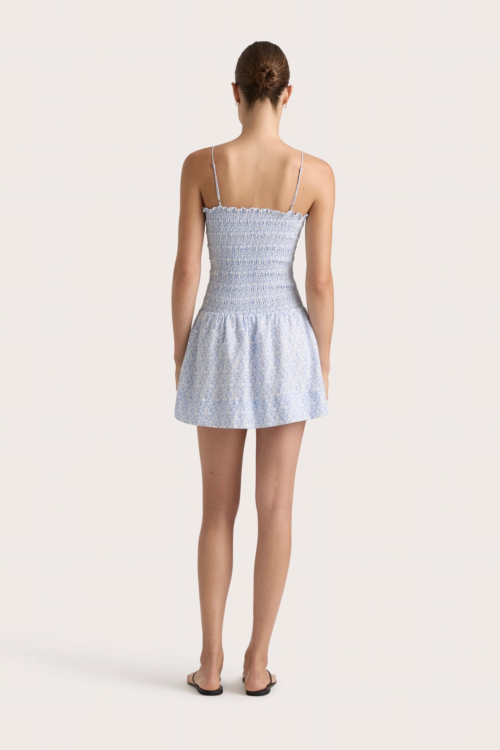 Geriba Mini Dress Leilani Mid Blue - Final Sale