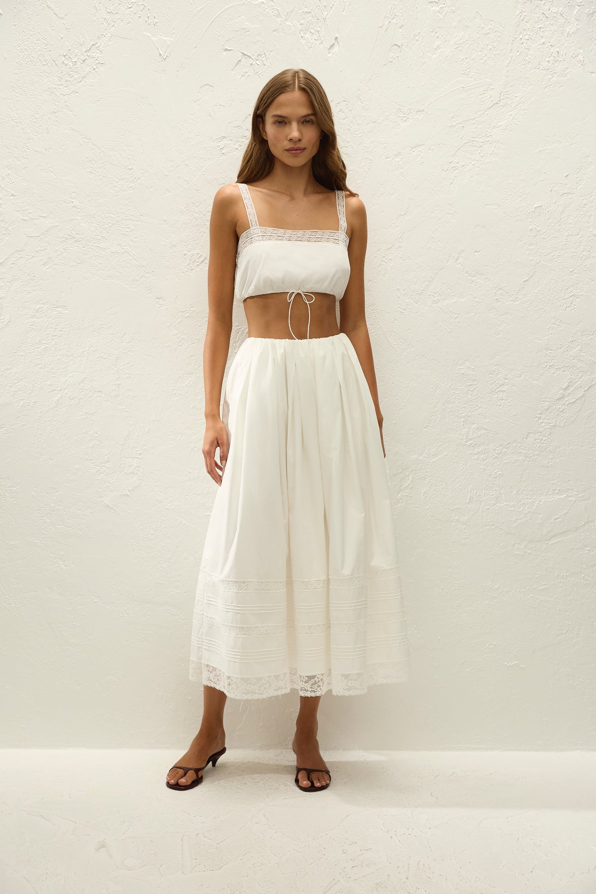 Renee Top Ixora Lace White