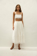 Renee Top Ixora Lace White