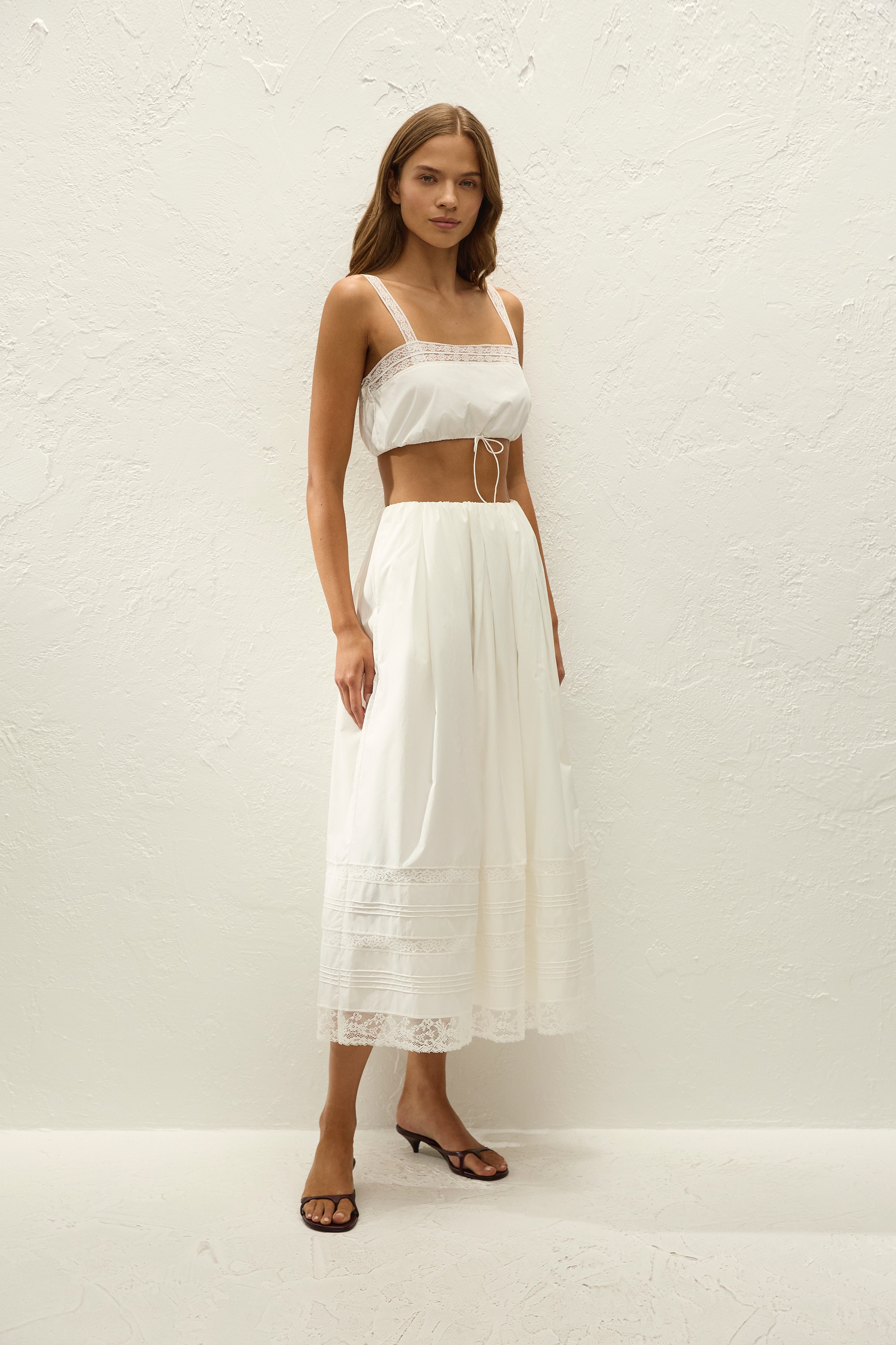 Renee Top Ixora Lace White