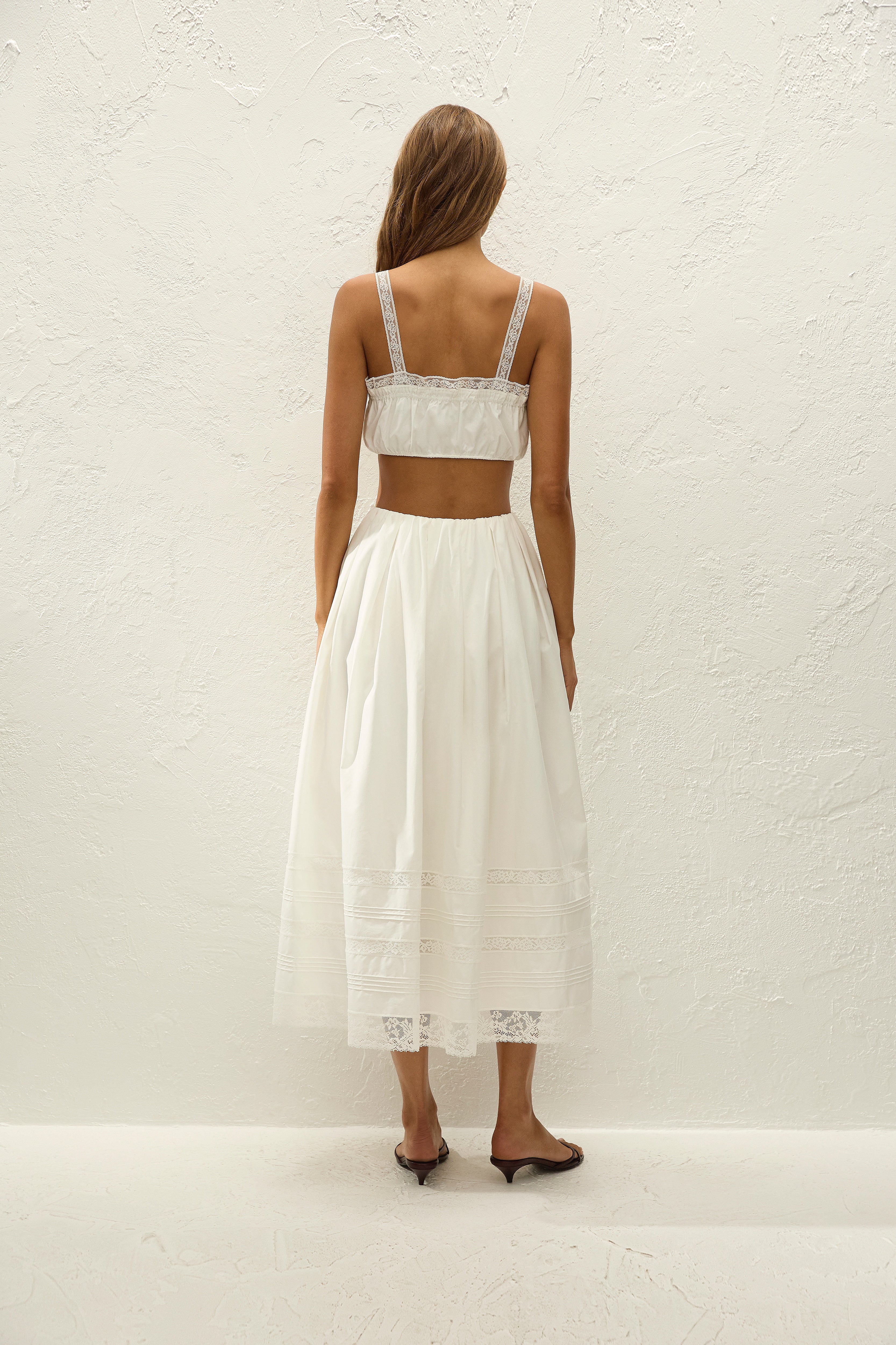 Renee Top Ixora Lace White