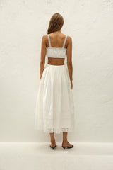 Renee Top Ixora Lace White
