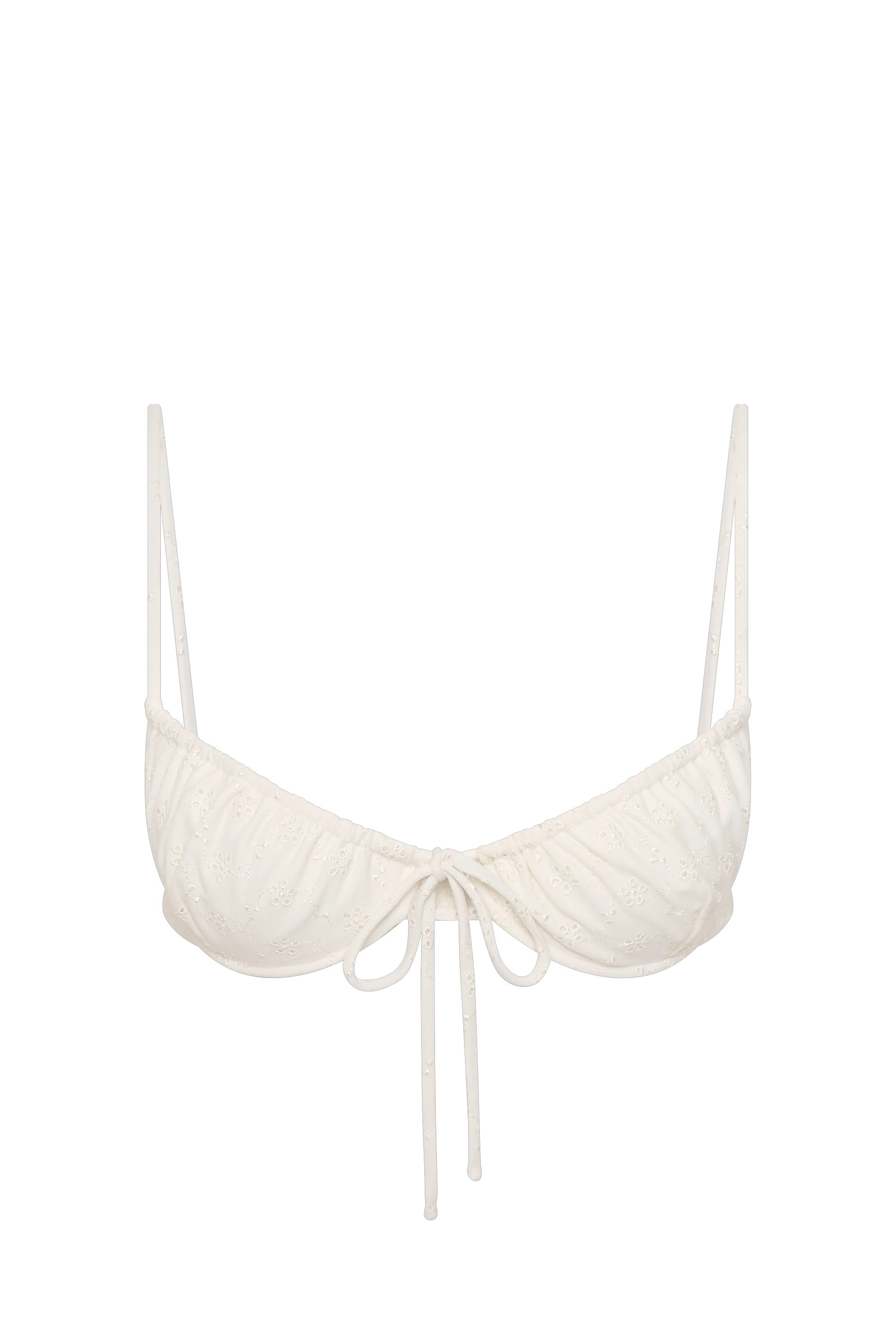 Halo Bikini Top Broderie Anglaise