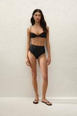 Isabella Bikini Top Black - Final Sale