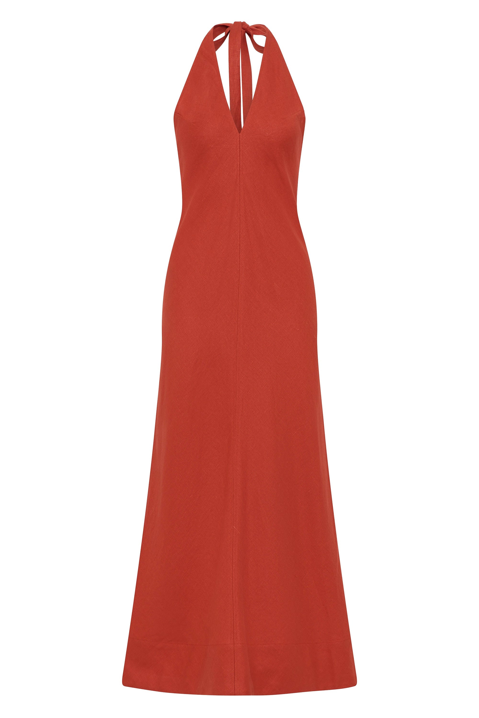 Amara Midi Dress Dusty Tomato - Final Sale
